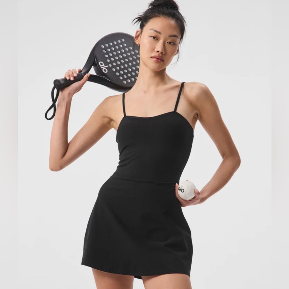 ALO Yoga Black Mini Dress